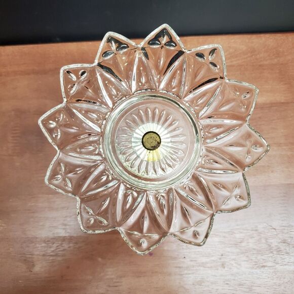 Vintage Compote Silver And Glass Cherub Angel Candy Pedestal Stand Dish - Picture 4 of 8